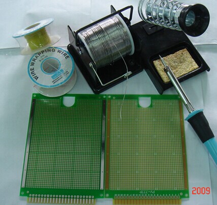 萬用板、OK線與焊槍