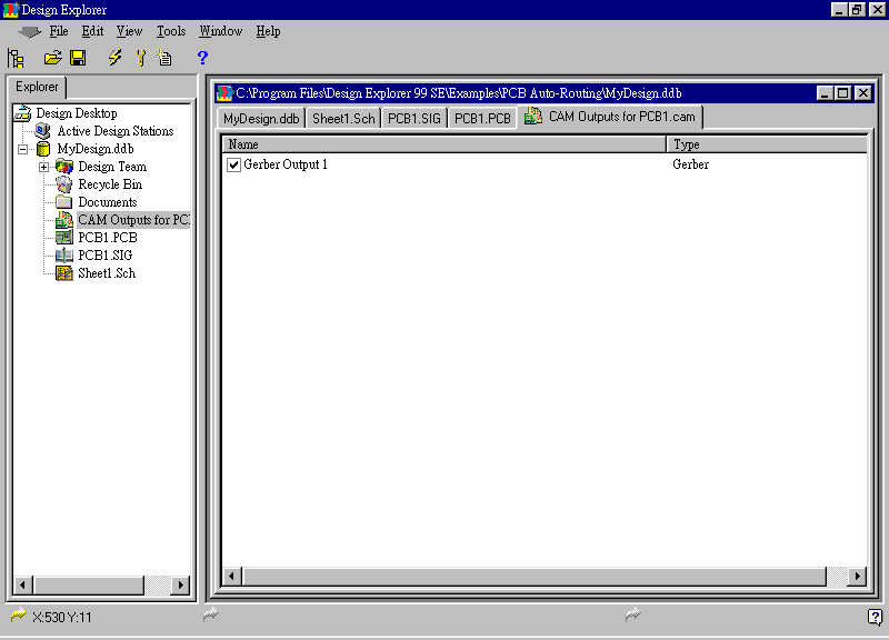 按下 Finish鈕結束Gerber輸出文件全部設置工作。