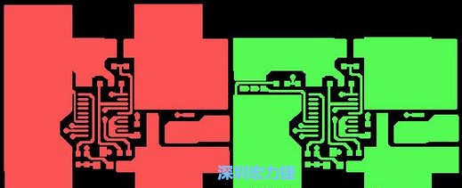 此操作可使文件中大部分的焊盤(pán)輸出后仍為焊盤(pán)，不會(huì)成為線性焊盤(pán)，并且不會(huì)產(chǎn)生像下圖一樣的短路情況