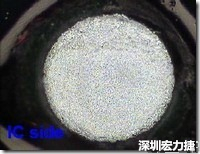 紅墨水染紅測(cè)試分析-IC面，允收