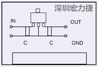 圖3：降壓電路的PCB設(shè)計示例。